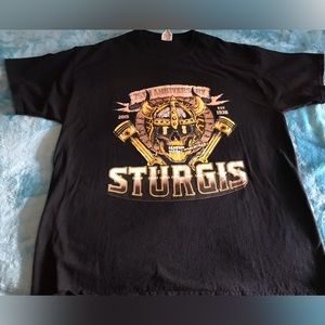Mens 75th Anniversary Sturgis T-Shirt Size XL